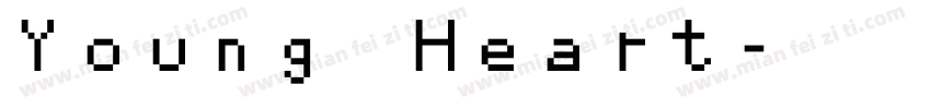 Young Heart字体转换